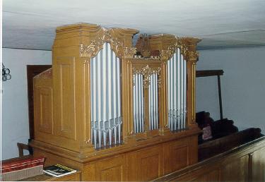 A naszlyi reformtus templom orgonja